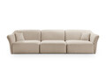 Canapea 5 locuri, Hailey, Micadoni Home, 292x102x79 cm, tesatura boucle, bej inchis
