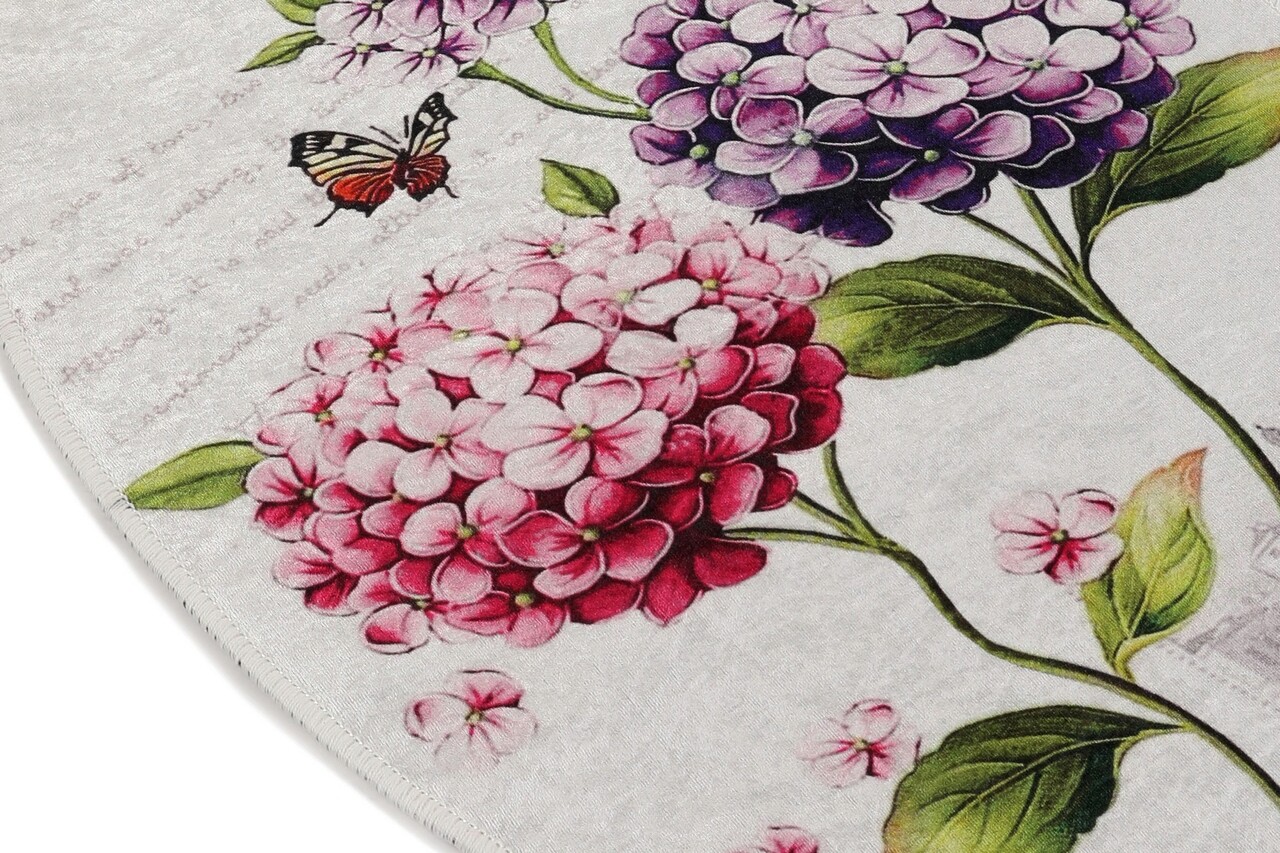 Covor, Ortanca Oval DJT, 60x90 cm, Multicolor - view 4
