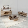 Consola, Neostill, Milan, 180x80x40 cm, MDF , Bronz / Aur