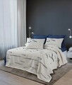 Cuvertura pique Single, Larum - Dark Blue, Cotton Box, 50% bumbac / 50% poliester