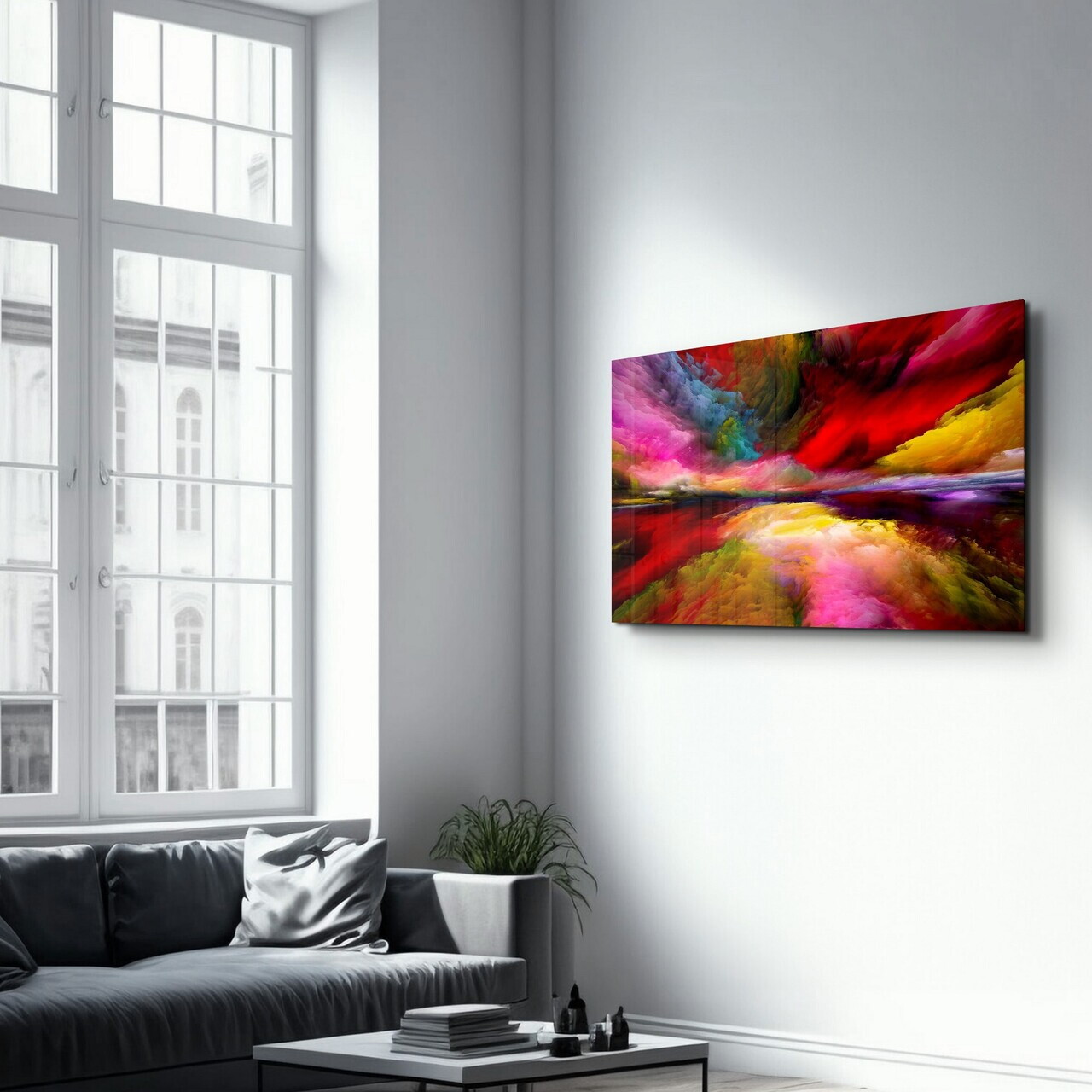 Tablou decorativ, CAM-2047, Dimensiuni: 70 x 110 cm, Multicolor — imaginea 4
