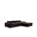 Coltar extensibil dreapta 3 locuri ELTAP, RT-05LO, Grayson, 278x205x92 cm, lemn/poliester, gri inchis