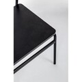 Scaun cu spatar inalt Quiete, Bizzotto, 44x49.5x138 cm, otel