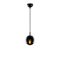 Lustra, Tatum, 584TTM1170, Metal, Negru / Fume