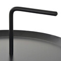 Masuta de cafea Industrial, Homla, 38x45 cm, metal, negru
