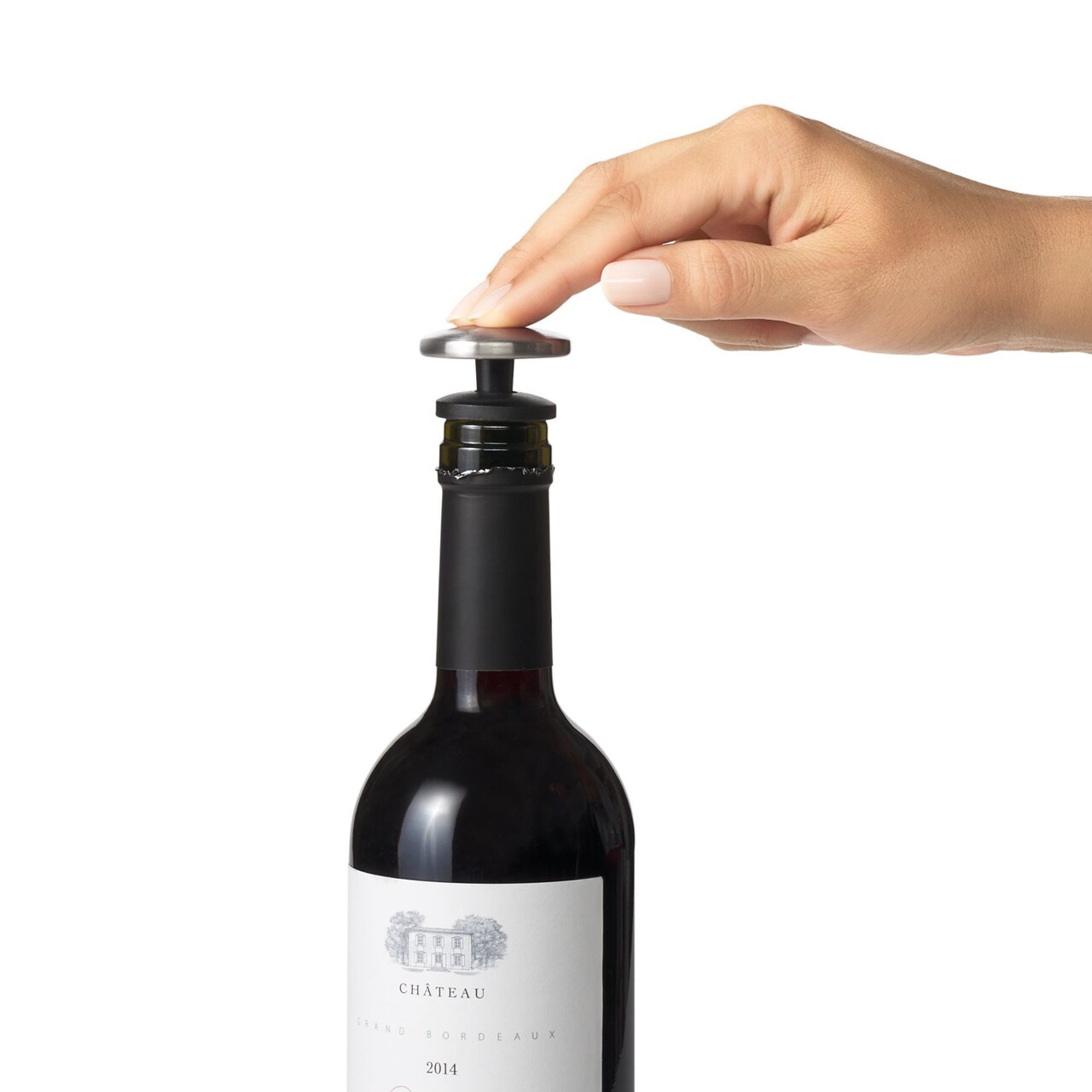 Set 2 dopuri pentru vin, "SteeL" - OXO - imagine 6