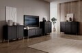 Comoda ADRK, Tili 3D 3S, 124.5x40.8x95 cm, PAL laminat, negru