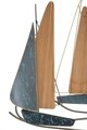 Decoratiune pentru perete, Mauro Ferretti, Dark Regata, 132 x 3.8 x 76.8 cm, fier/mdf, multicolor