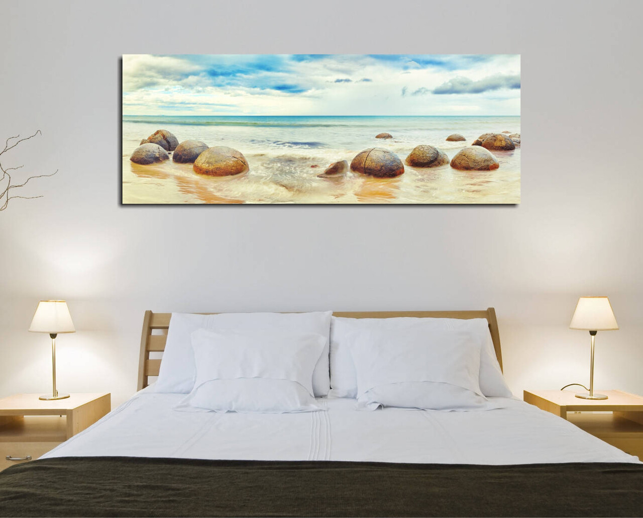 Tablou decorativ, PC022, 30 x 80 cm, Multicolor - view 2