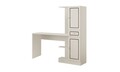 Set birou si biblioteca, Rabi, Rb-098, 120x75x40 cm, Alb mat