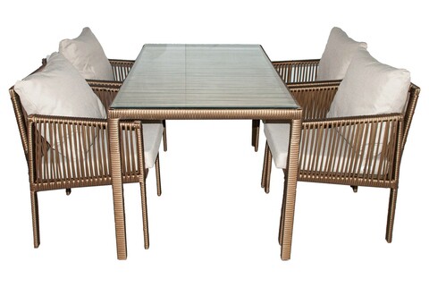 Set mobilier de gradina, Jumilla, Otto 4, Maro inchis Jumilla