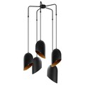 Lustra, Opviq, 892OPV1551, Metal, Negru