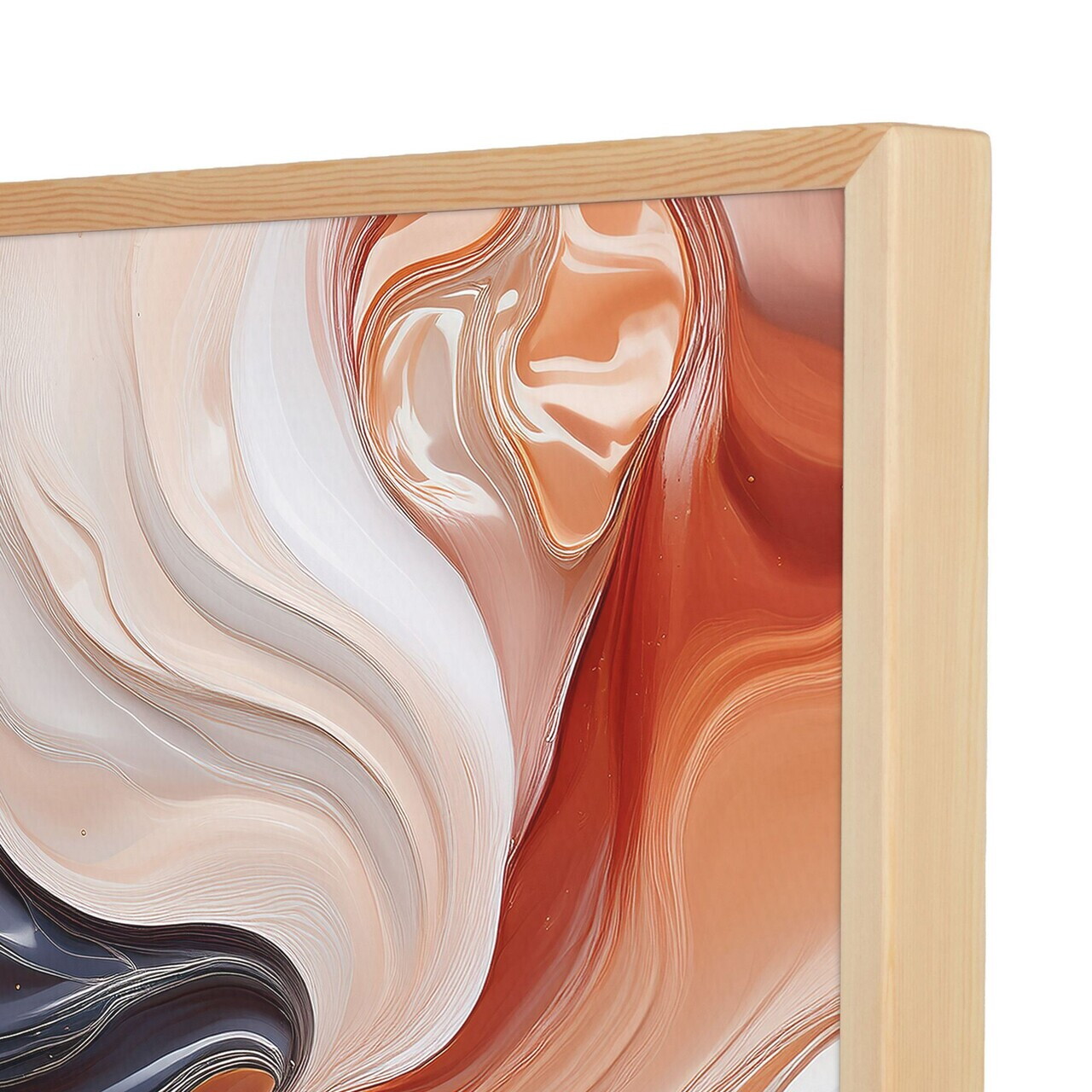 Tablou decorativ, Cc-D-Ah-1018 45 x 60, Canvas, Cadru: 100% LEMN (Grosime: 18 mm), Multicolor - view 3
