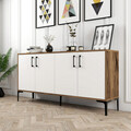 Consola, Hommy Craft, Kiev 160, 160x78x35 cm, Nuc/Alb