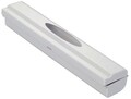 Dispenser cu lama pentru folie alimentara Maximex, Cutter, 38x6.7x5.2 cm, plastic, gri/argintiu