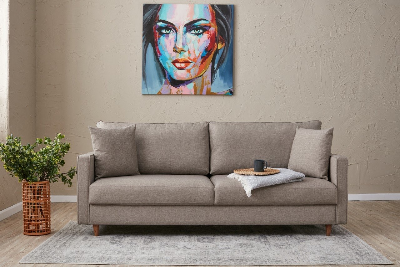 Canapea 3 locuri, Atelier del Sofa, 613LFS1191, Crem