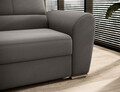Coltar extensibil stanga 3 locuri ELTAP, LT-04LO, Siber, 270x186x93 cm, lemn/poliester, gri