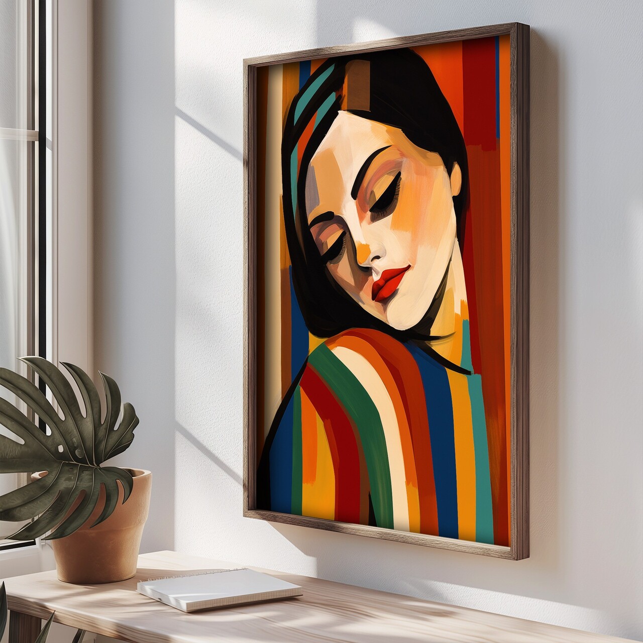 Tablou decorativ, TUN012-L, Lemn, Multicolor - view 2