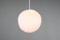Lustra Furry, RL, 35x150 cm, 10W, 1x E27, plus sintetic, alb
