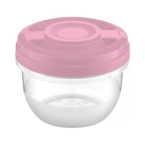 Caserola cu capac Smart, Ambition, 500 ml, roz