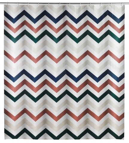 Perdea de dus, wenko, agropoli, 180 x 200 cm, polietilena, multicolor