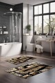 Set covorase de baie, Cartwright, CT-5162, Poliester, Multicolor
