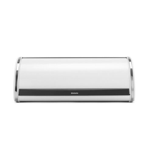 Cutie pentru paine, Brabantia, Roll Top, 44.5x26.2x17.3 cm, otel, alb