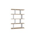 Corp biblioteca, Colman, Harmon, 90x25x127.4 cm, PAL, Stejar / Alb