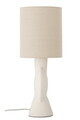 Lampa de masa, Bloomingville, Sergio, 1 x E27, 21x55 cm, ceramica/in, natural