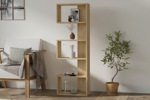 Corp biblioteca, asse home, nebu, 51.8x150 cm, maro