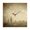 Ceas de perete, Msk-28, MDF, Dimensiune: 40 x 40 cm, Multicolor