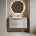 Dulap de baie cu chiuvetă, Hanah Home, Nuvola 100 v2, Casmir