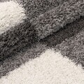 Covor Shaggy Kenya, Decorino, 120x170 cm, polipropilena, gri