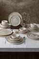 Set de cină din ceramică (24 bucăți), L'essentiel Maison, 275KRM2336, Antibacterian, Crem