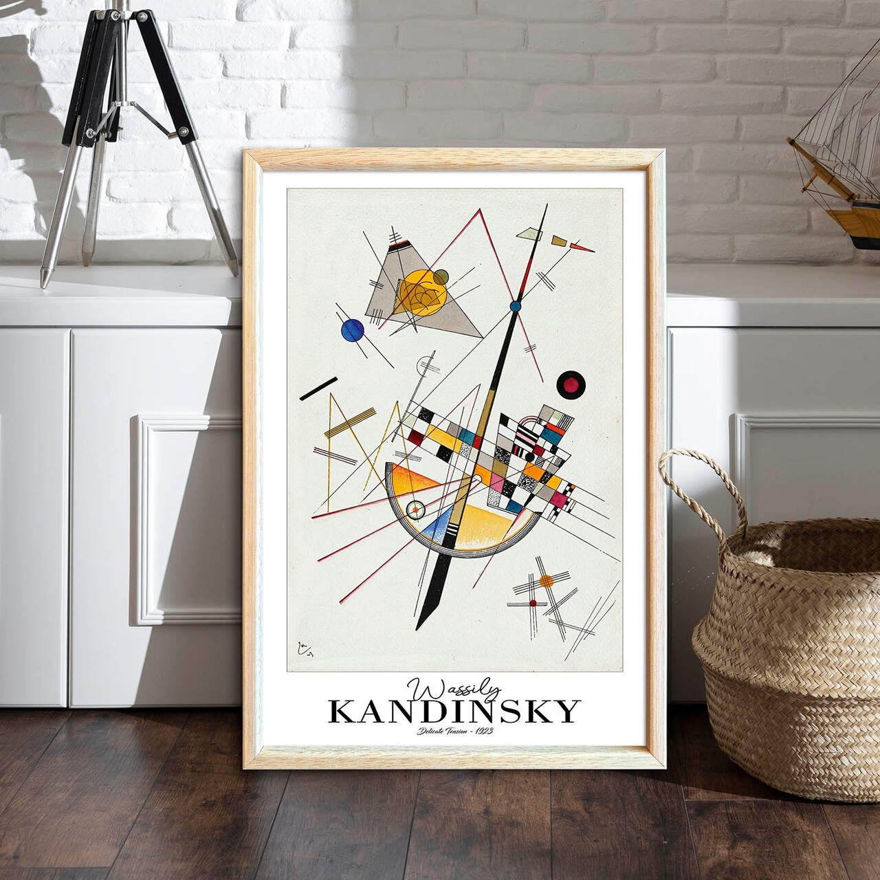 Tablou decorativ 4262AHSKANDINSKY-022 Fundal: 100% MDF (Grosime: 27 mm) Multicolor