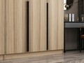 Dulap pentru haine, Minerva, Kale Plus, 270x210x52 cm, PAL, Stejar