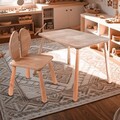 Set masa si scaun pentru copii, Rosewood, BLTYZ-AKTV064, Stejar