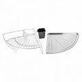 Scurgător de colț pentru vase Wenko Silver