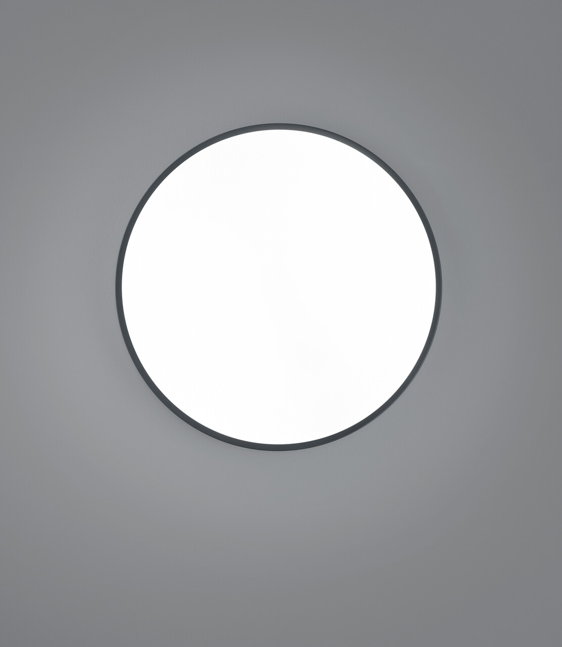 Plafoniera Waco, TRIO, 49x6 cm, 52.5W, 1x SMD, metal, negru mat