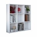 Corp biblioteca, Hanah Home, HC121, 90x90x20 cm, Alb