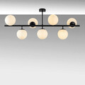 Lustra, Fulgor, 942FLG1216, Metal, Negru