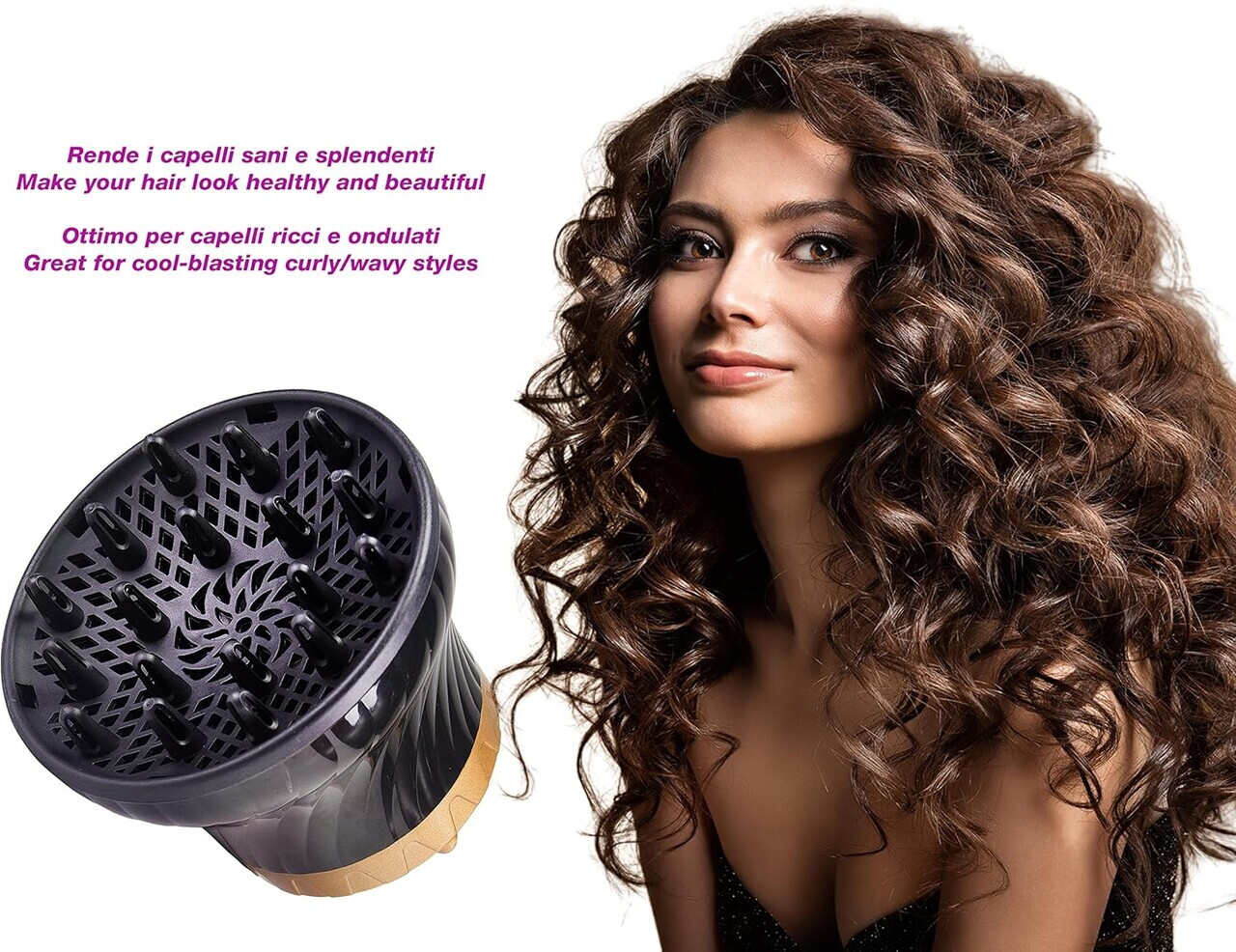 Difuzor universal pentru uscatorul de par C301ABE001, Beper, diametru ajustabil - view 9