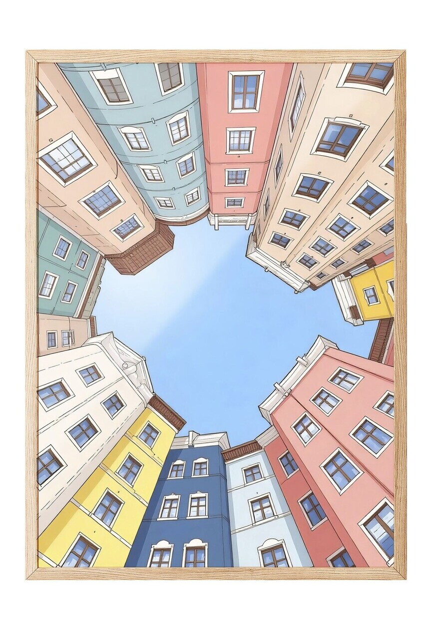 Tablou decorativ, 109535, Lemn masiv, Sticla PVC, Multicolor - view 2