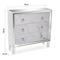 Comdoa cu 3 sertare Loiri, Versa, 78 x 25 x 78 cm, MDF