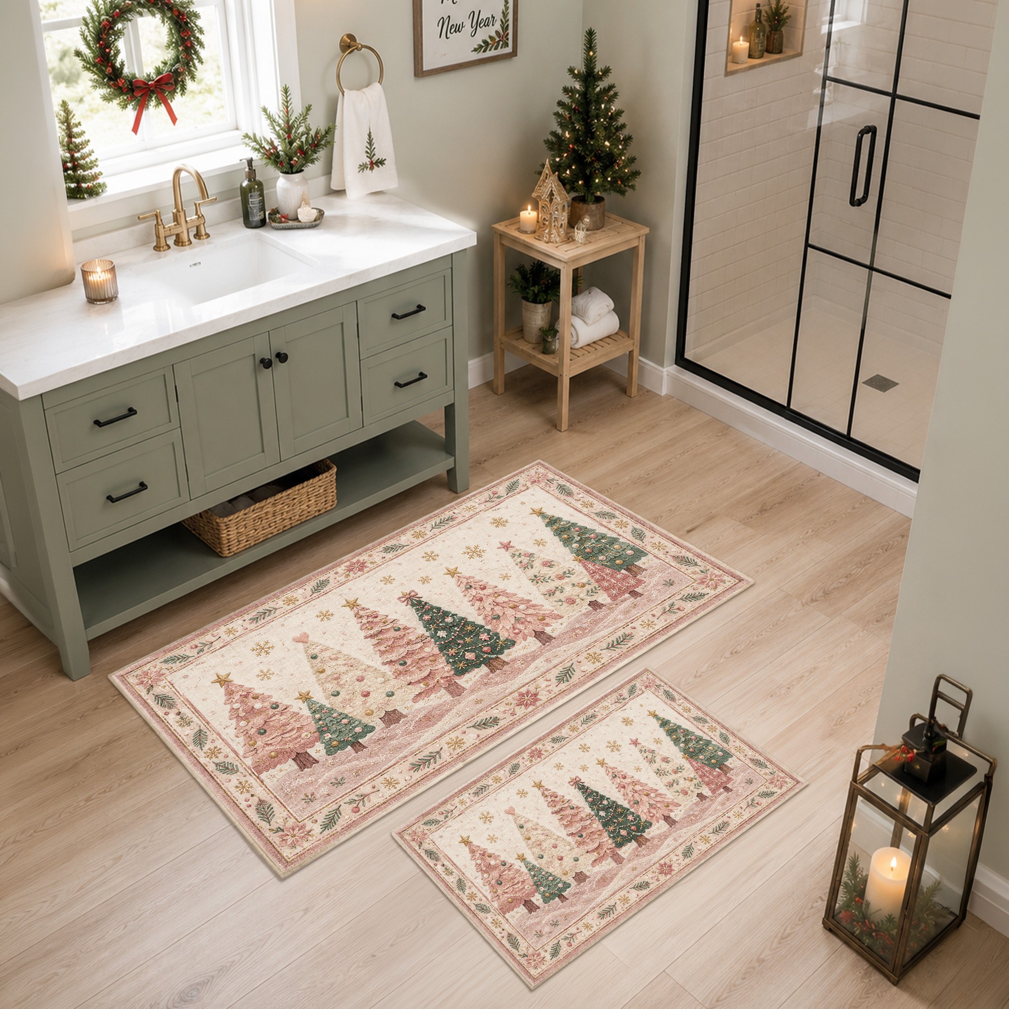 Set covorase de baie, Asr195, Roz