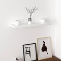 Raft de perete, Minerva, Gizli 80, 80x3 cm, PAL, Alb
