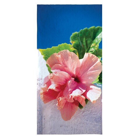 Prosop de plaja Japanese Rose, Oyo Concept, 70x140 cm, policoton, multicolor