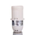 Lampa de masa Clasic, Creaciones Meng, 33 cm, 1 x E14, 40W, metal, gri deschis/alb
