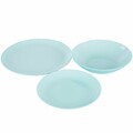 Serviciu de masa 18 piese, Luminarc, Diwali, sticla, turcoaz