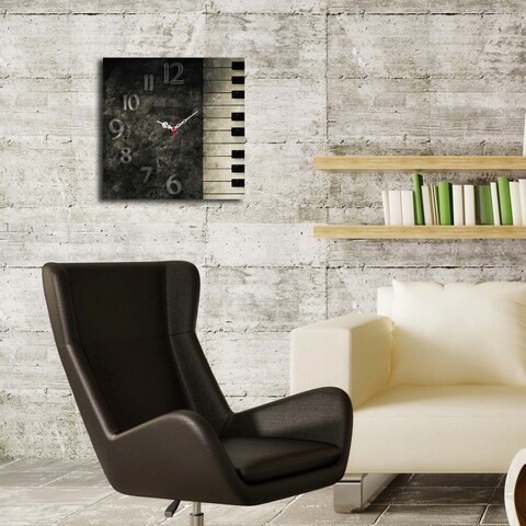 Ceas de perete, msk-25, mdf, dimensiune: 40 x 40 cm, multicolor